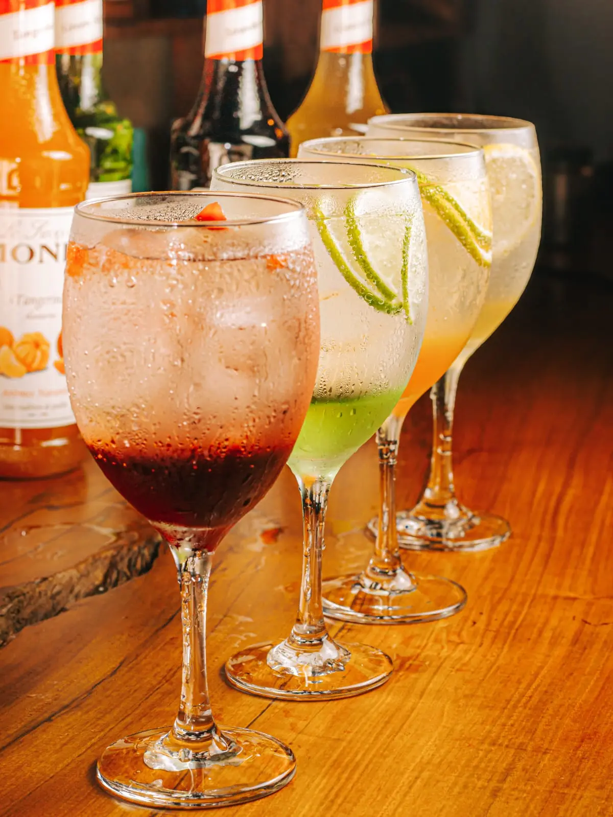 Soda italiana servida no Dino Barbecue